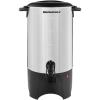 imageElite Gourmet CCM040 Stainless Steel 40 Cup Coffee Urn Removable Filter For Easy Cleanup Two Way Dispenser with CoolTouch Handles Electric Coffee Maker Urn Stainless Steel40 Cup