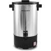 imageElite Gourmet CCM040 Stainless Steel 40 Cup Coffee Urn Removable Filter For Easy Cleanup Two Way Dispenser with CoolTouch Handles Electric Coffee Maker Urn Stainless Steel30 Cup