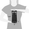imageElite Gourmet EHC208RS Personal SingleServe Compact Capsule Coffee Maker Brewer Compatible with KCups and Grounds Reusable Filter 16 Ounce BlackBlack