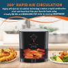imageElite Gourmet EAF3218 Personal 11Qt Compact Space Saving Electric Hot Air Fryer OilLess Healthy Cooker Timer ampamp Temperature Controls
