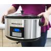 imageElite Gourmet MST900V Electric Ceramic XL Jumbo Slow Cooker Adjustable Temp Entrees Sauces Stews ampamp Dips Dishwasher Safe Glass Lid ampamp Crock 85 Quart Stainless SteelDigital