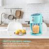 imageElite Gourmet EIM9268 Electric Countertop 34Oz Frozen Drink Beverage Maker Perfect for Slushies Margaritas Daiquiris Snow Cones Blue