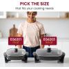 imageElite Gourmet 12quot x 12quot x 3 Ceralast Ceramic Nonstick PFAS Free Dishwasher Safe Electric Skillet Xtra Deep Dish Rapid Heat 1200W Black105Qt