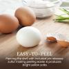 imageElite Gourmet EGC855SS Easy Egg Cooker 7Egg Capacity Soft Medium HardBoiled Omelets Poached Eggs Plays Melody when Done Auto ShutOff Measuring Cup Stainless Steel