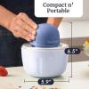 imageAmericana by Elite Pint Perfect EIM1205DB Ice Cream Maker 2 x 1 Pint Capacity Dual Freezing Mugs Frozen Yogurt Sorbet Gelato Recipes PeriwinklePeriwinkle