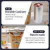 imageAmericana by Elite Pint Perfect EIM1205DB Ice Cream Maker 2 x 1 Pint Capacity Dual Freezing Mugs Frozen Yogurt Sorbet Gelato Recipes PeriwinklePine