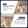 imageAmericana by Elite Pint Perfect EIM1205DB Ice Cream Maker 2 x 1 Pint Capacity Dual Freezing Mugs Frozen Yogurt Sorbet Gelato Recipes PeriwinklePine
