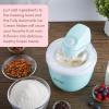 imageAmericana by Elite Pint Perfect EIM1205DB Ice Cream Maker 2 x 1 Pint Capacity Dual Freezing Mugs Frozen Yogurt Sorbet Gelato Recipes PeriwinkleSpearmint
