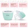 imageAmericana by Elite Pint Perfect EIM1205DB Ice Cream Maker 2 x 1 Pint Capacity Dual Freezing Mugs Frozen Yogurt Sorbet Gelato Recipes PeriwinkleSpearmint