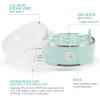 imageElite Gourmet EGC1215M Easy Egg Cooker Stainlesssteel Heating Plate TwoTiered 14Egg Capacity Soft Medium HardBoiled Auto ShutOff Omelets Poached Eggs Measuring Cup Piercing Pin MintRetro Mint