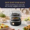 imageElite Gourmet EGC1215M Easy Egg Cooker Stainlesssteel Heating Plate TwoTiered 14Egg Capacity Soft Medium HardBoiled Auto ShutOff Omelets Poached Eggs Measuring Cup Piercing Pin MintBlack