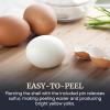 imageElite Gourmet EGC1215M Easy Egg Cooker Stainlesssteel Heating Plate TwoTiered 14Egg Capacity Soft Medium HardBoiled Auto ShutOff Omelets Poached Eggs Measuring Cup Piercing Pin MintBlack
