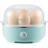imageElite Gourmet EGC1215M Easy Egg Cooker Stainlesssteel Heating Plate TwoTiered 14Egg Capacity Soft Medium HardBoiled Auto ShutOff Omelets Poached Eggs Measuring Cup Piercing Pin MintRetro Mint