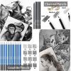 imageKALOUR 144 Pack Drawing Sketching Coloring SetInclude 120 Professional Soft Core Colored PencilsSketch ampamp Charcoal PencilsSketchbookArt Drawing Supplies for Artists Adults Beginner