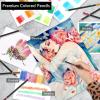 imageKALOUR 180 Colored Pencil for Artists  Rich Pigment Soft Core  OilBased  Ideal for Coloring Drawing Sketching Shading Blending  Vibrant ColorTin CaseRed