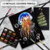imageKALOUR 180 Colored Pencil for Artists  Rich Pigment Soft Core  OilBased  Ideal for Coloring Drawing Sketching Shading Blending  Vibrant ColorTin CaseRed