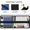 imageKALOUR Sketching Coloring Art Set  38 Pieces Drawing Kit with Sketch PencilsWatercolor PencilsCharcoalBrushEraser Portable Zippered Travel Case  Art Supplies for Artists Beginners Adults Kids
