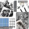 imageKalour 96 Pack Drawing Set Sketching Kitinclude 72 Colored Pencils and 24 Sketch Kit with Sketch Book and Coloring BookArt Supplies for Sketching and ColoringIdeal for BeginnerArtists and Adults