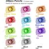 imageKALOUR Premium Colored Pencils Bulk12 Assorted Vibrant Colors240 Count TotalSchool Classroom Supplies For Kids TeachersPresharpened Artists Colored Pencils for Adult Coloring Book