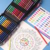 imageKALOUR Premium Colored PencilsSet of 72 ColorsArtists Soft Core with Vibrant Colorwith Zipper Slot Pencil CaseIdeal for Drawing Sketching ShadingColoring Pencils for Adults Beginners BluePink