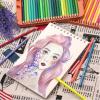 imageKALOUR Professional Colored PencilsSet of 120 ColorsArtists Soft Core with Vibrant ColorIdeal for Drawing Sketching ShadingColoring Pencils for Adults Artists Beginners120 Count Pack of 1