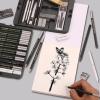 imageKALOUR 52Pack Sketch Drawing Pencils Kit with Two SketchbookTin BoxInclude GraphiteCharcoal and Artists ToolsPro Art Drawing Supplies for Adults Beginner Kids