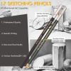imageKALOUR 52Pack Sketch Drawing Pencils Kit with Two SketchbookTin BoxInclude GraphiteCharcoal and Artists ToolsPro Art Drawing Supplies for Adults Beginner Kids