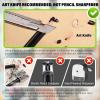 imageKALOUR Professional Colored Charcoal Pencils Drawing Set12 Pieces Pastel Chalk Pencils for Sketching Shading Blending Portrait Black White Charcoal Pencils for Beginners ampamp Artists