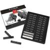 imageKALOUR 24 Pro Charcoal Drawing Set  SoftMediumHard Charcoal and White Charcoal  Charcoal Sticks for Drawing Sketching Shading  Art Supplies Gift for Artists Beginners Adults