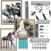 image:imageKALOUR 50 Pack Drawing Set Sketch Kit ProArt Sketching Supplies with 3Color SketchbookInclude GraphiteCharcoal Pastel and Mechanical PencilIdeal for Artist Adults Beginner Kids