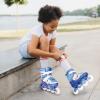 imageAdjustable Inline Skates for Kids and Adults with Full Light Up Wheels  Outdoor Roller Blades Roller Skates for Girls and Boys Men and Adult Women