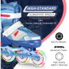 imageAdjustable Inline Skates for Kids and Adults with Full Light Up Wheels  Outdoor Roller Blades Roller Skates for Girls and Boys Men and Adult Women