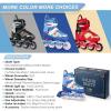 imageAdjustable Inline Skates for Kids and Adults with Full Light Up Wheels  Outdoor Roller Blades Roller Skates for Girls and Boys Men and Adult Women
