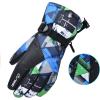 imageSki Gloves Waterproof Snow Gloves 30 Winter Gloves for Cold Weather Warm Snowboarding Gloves  for Men Women Kids Boys and GirlsBlackBlue