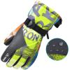 imageSki Gloves Waterproof Snow Gloves 30 Winter Gloves for Cold Weather Warm Snowboarding Gloves  for Men Women Kids Boys and GirlsGrey