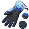 imageSki Gloves Waterproof Snow Gloves 30 Winter Gloves for Cold Weather Warm Snowboarding Gloves  for Men Women Kids Boys and GirlsNavyBlue