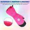 imageKids Mittens  Waterproof Warm Winter Gloves for Boys and Girls Thermal Insulated for Snow Play ampamp Cold WeatherHot Pink