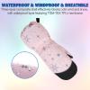imageKids Mittens  Waterproof Warm Winter Gloves for Boys and Girls Thermal Insulated for Snow Play ampamp Cold WeatherPink Snow