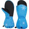 imageKids Mittens  Waterproof Warm Winter Gloves for Boys and Girls Thermal Insulated for Snow Play ampamp Cold WeatherBlue Snow