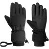 imageSki Gloves for Men Women Kids  Waterproof Touchscreen Snow Winter Gloves with Thermal Insulated Warm for Skiing Snowboarding and Cold WeatherBlack