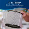 imageBissell MYair 2 Pack Purifier with High Efficiency and Carbon Filter for Small Room and Home Quiet Bedroom Air Cleaner for Allergies Pets Dust Dander Pollen Smoke Odors Timer 27809 2 Count