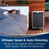 imageBissell air 320 Smart Air Purifier with HEPA and Carbon Filters for Large Room and Home Quiet Bedroom Air Cleaner Auto Mode 2768A WhiteGrey