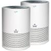 imageBissell MYair 2 Pack Purifier with High Efficiency and Carbon Filter for Small Room and Home Quiet Bedroom Air Cleaner for Allergies Pets Dust Dander Pollen Smoke Odors Timer 27809 2 Count