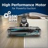 imageBissell ICONPet Turbo Vacuum with Powerful Turbo Boost Suction Tangle Free Brush Roll ampamp Parking Break LED Crevice  Dusting Brush Tool LED Motorized TurboBrush Tool Plus a Wall MountTitanium and Black With Electric Blue Accents