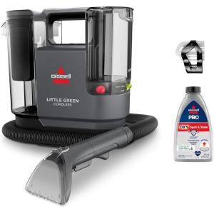 imageBISSELL Little Green Cordless SmartMix Powerful Cordless Suction HydroRinse SelfCleaning Hose Tool Pro Oxy Spot ampamp Stain Formula Included