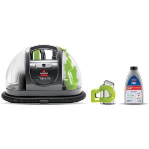 imageBissell  Portable Carpet Cleaner  Little Green Plus  for Carpet ampamp Upholstery  with Stain Brush and SelfCleaning Tool  Home and Automotive use