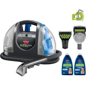 imageBissell Little Green Pet Deluxe Portable Carpet Cleaner and CarAuto Detailer 3353 GrayBlue
