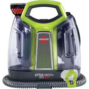 imageBissell Little Green Proheat Portable Deep CleanerSpot Cleaner and CarAuto Detailer with selfCleaning HydroRinse Tool for Carpet and Upholstery 2513EGreen