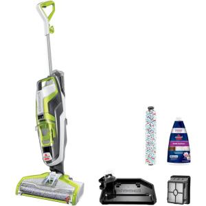 imageBissell CrossWave Floor and Area Rug Cleaner WetDry Vacuum with Bonus Extra BrushRoll and Extra Filter 1785A GreenCW Corded Old Model
