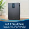 imageBISSELL air400 Smart Air Purifier with High Efficiency and Carbon Filters for Large Room and Home Quiet Bedroom Air Cleaner for AllergiesPetsDustDanderPollenSmokeHairOdors Auto Mode 24791Air400
